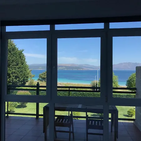 Apartamento Con Terraza Primera Linea De Playa Fisterra Zewnętrze zdjęcie
