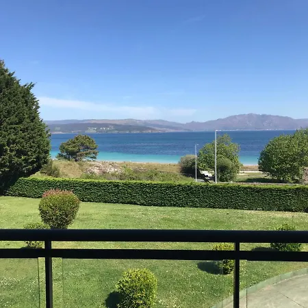 Apartamento Con Terraza Primera Linea De Playa Fisterra Zewnętrze zdjęcie